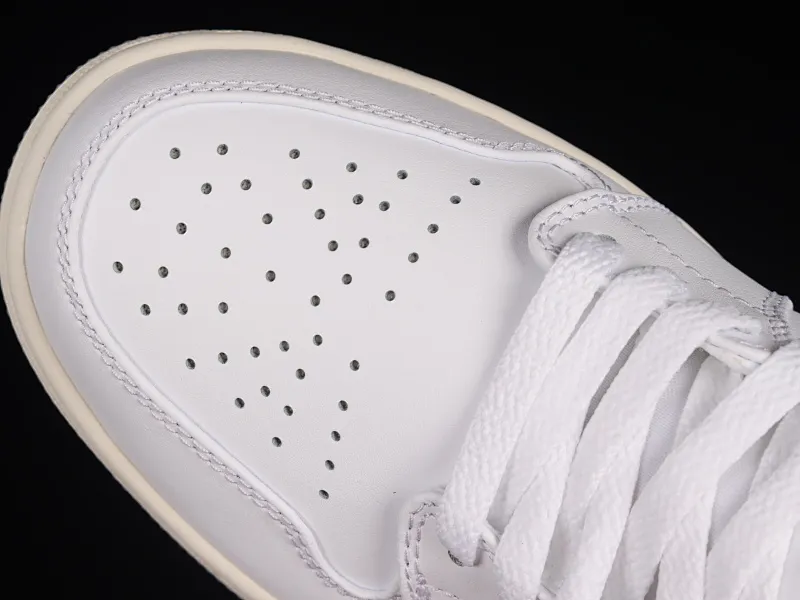 All categories Air Jordan Jordan series basketball shoes Air Jordan 1 Mid G version pure original Air Jordan 1 Mid "Vintage Grey" AJ1 Joe 1 white gray mid-top basketball shoes 554724-135